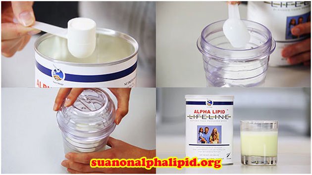 Hướng dẫn pha sữa non alpha lipid đúng cách