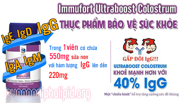Immufort Ultraboost Colostrum có những thành phần